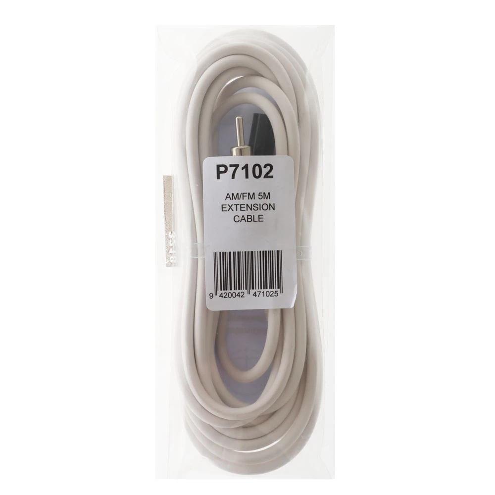 Pacific Aerials P7102 AM/FM Extension Cable 5m 3 Pacific Aerials P7102 AM/FM Extension Cable 5m