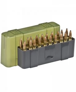 Plano 123020 Large Rifle Ammo Case 20 Rounds Green